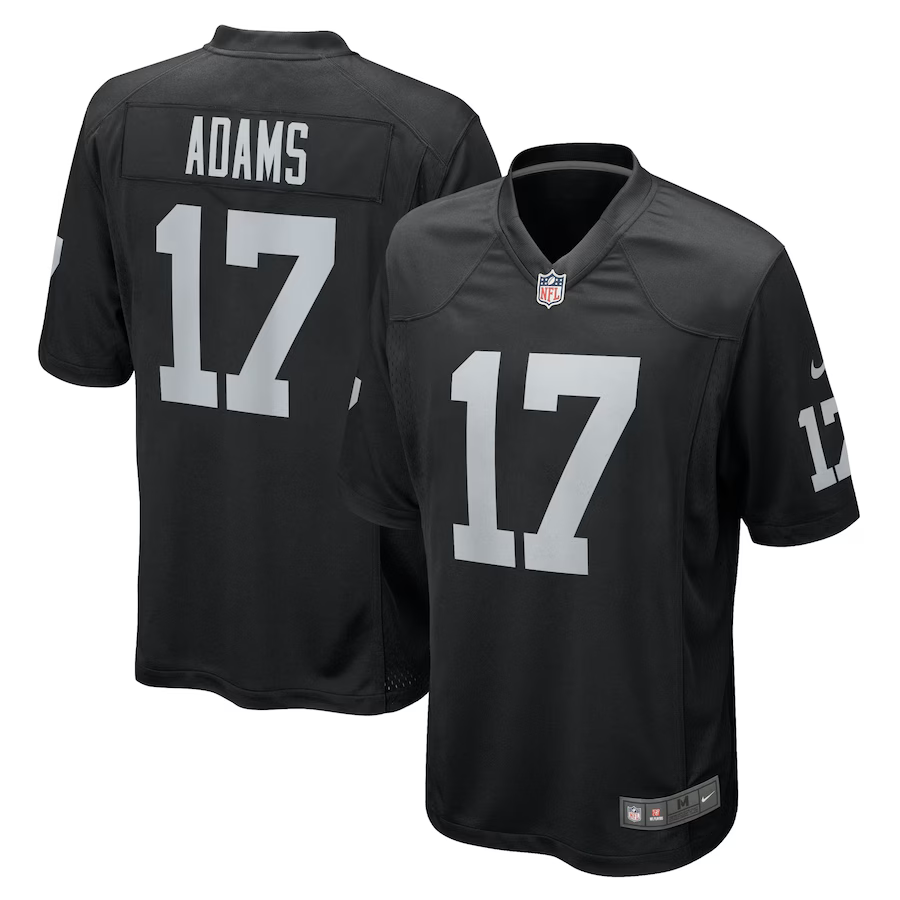 Las Vegas Raiders Davante Adams Nike Game Jersey-Black