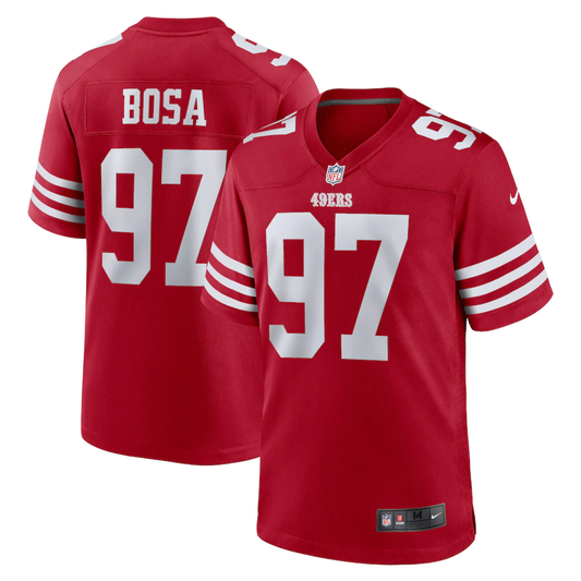 San Francisco 49ers Nick Bosa Nike Game Jersey-Red