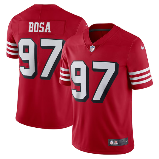 San Francisco 49ers Nick Bosa Nike Limited Jersey - Alternate Red
