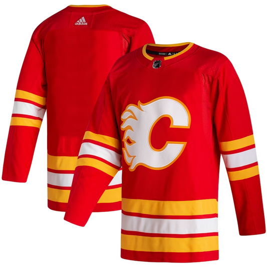 Calgary Flames Adidas Authentic jersey-Home
