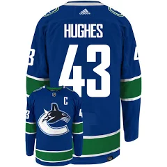 Vancouver Canucks Quinn Hughes Adidas Authentic Pro Jersey - Home