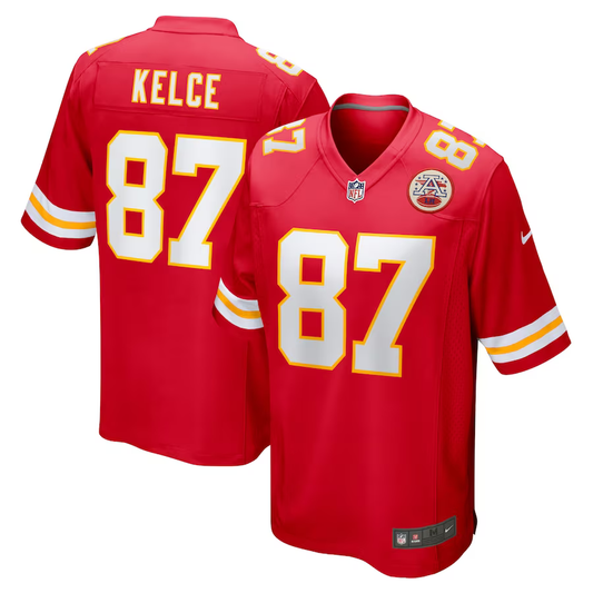 Kansas City Chiefs Travis Kelce Nike Game Jersey-Red