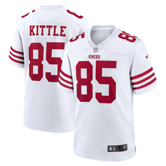 San Francisco 49ers George Kittle Nike Game Jersey-White