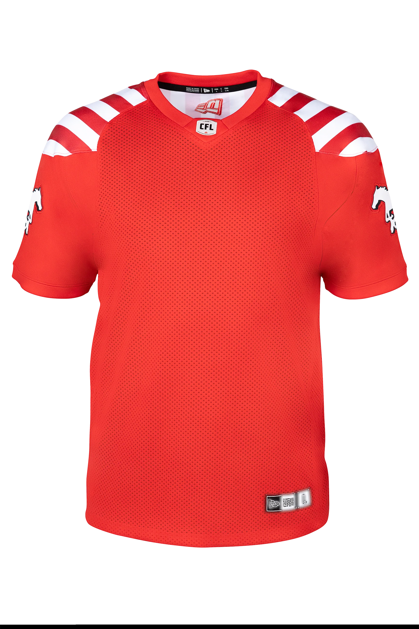 Calgary Stampeders New Era Replica Home Jersey- Red