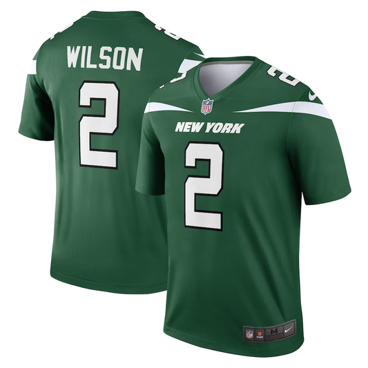New York Jets Zach Wilson Nike Game Jersey-Green