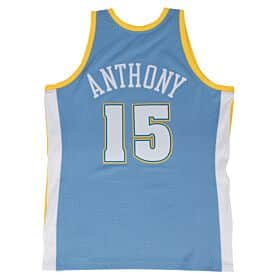 Denver Nuggets Carmelo Anthony Mitchell & Ness Jersey-Road