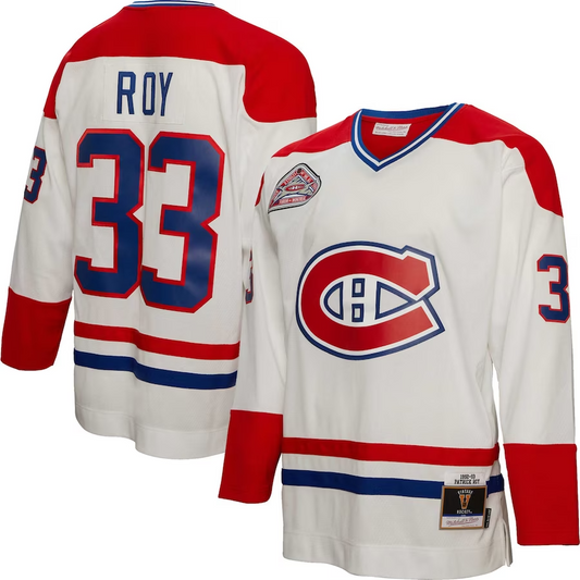 Montreal Canadiens Patrick Roy Mitchell & Ness Jersey-1992 White