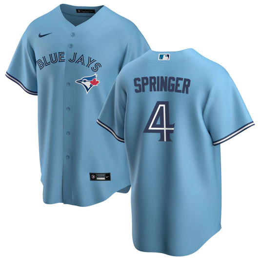 George Springer Toronto Blue Jays Nike Official MLB Jersey - Powder Blue