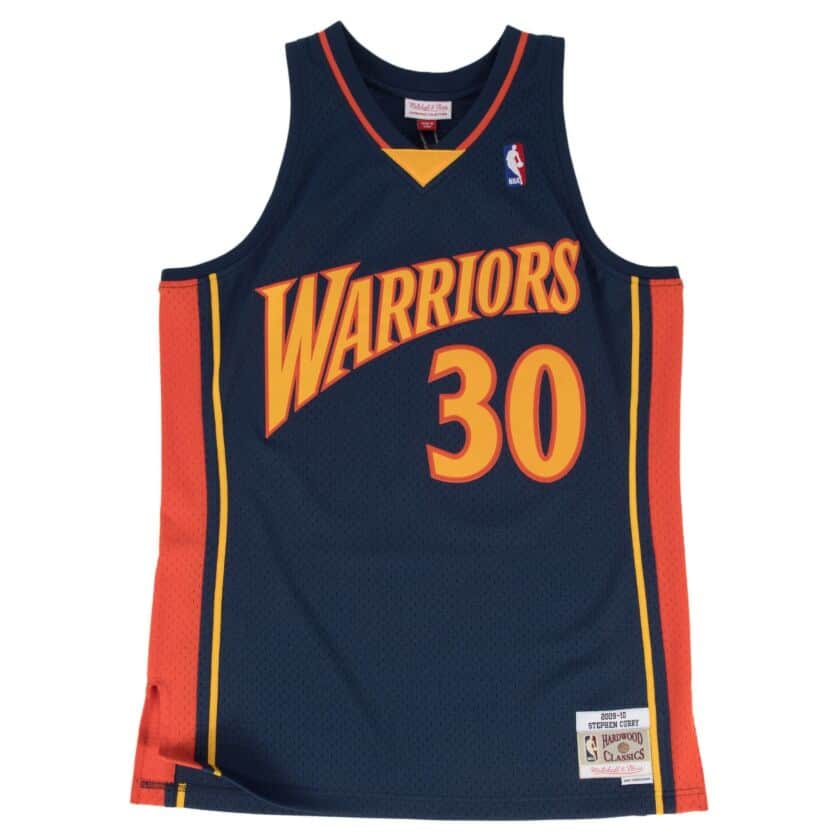 Golden State Warriors Stephen Curry Mitchell and Ness Swingman Jersey - Road (2009/10)