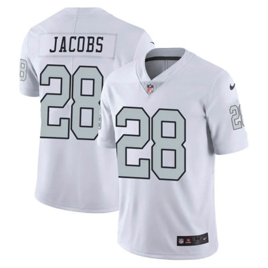 Las Vegas Raiders Josh Jacobs Nike Limited Jersey-White