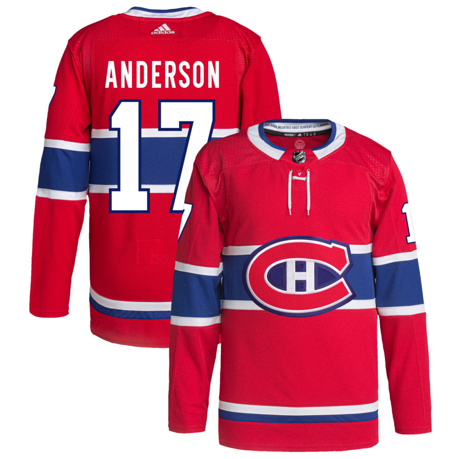 Montreal Canadiens Josh Anderson Adidas Authentic Jersey-Home