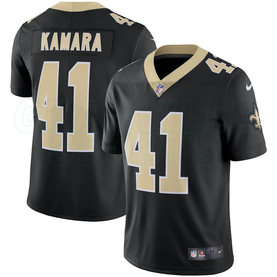New Orleans Saints Alvin Kamara NFL Nike Limited Jersey - Black