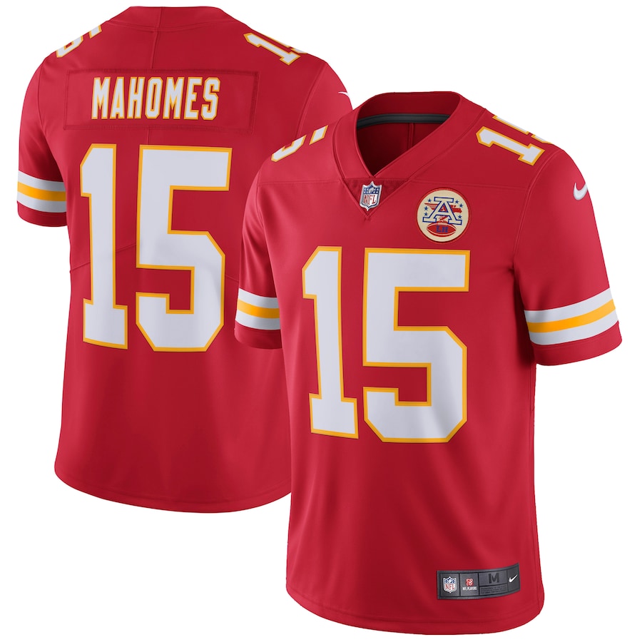 Kansas City Chiefs Patrick Mahomes Nike Limited Jersey - Red