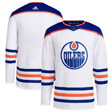 Edmonton Oilers Adidas Authentic Jersey-Away