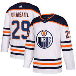 Edmonton Oilers Leon Draisaitl Adidas Authentic Pro NHL Jersey - Away