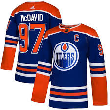 Edmonton Oilers Connor McDavid Adidas Authentic Pro Jersey-Home