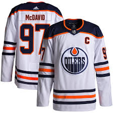 Edmonton Oilers Connor McDavid Adidas Authentic Pro Jersey-Away