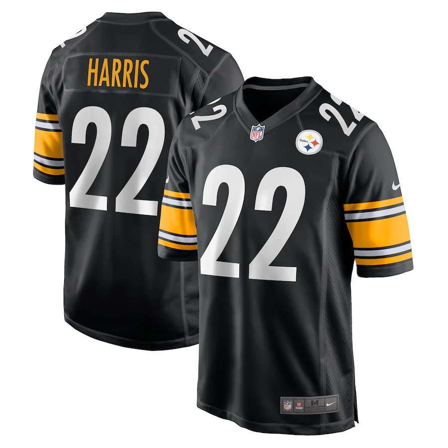 Pittsburgh Steelers Najee Harris Nike Game Jersey- Black