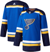 St. Louis Blues Adidas Authentic Pro Jersey-Home