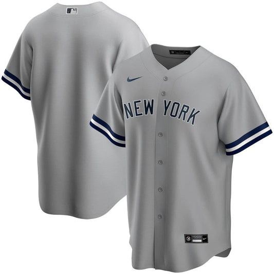 NY, New York Yankees Nike official Road Jersey - Gray