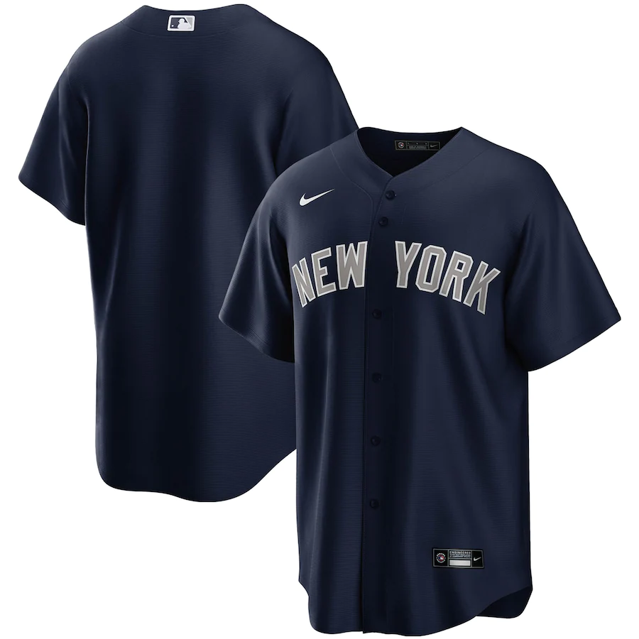 New York Yankees Nike Official Alternate Jersey - Navy