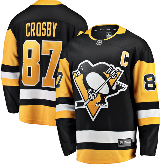 Pittsburgh Penguins Sidney Crosby Fanatics Breakaway Jersey - Home