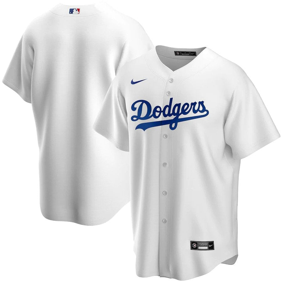 LA Dodgers Nike Official Home MLB Jersey - White