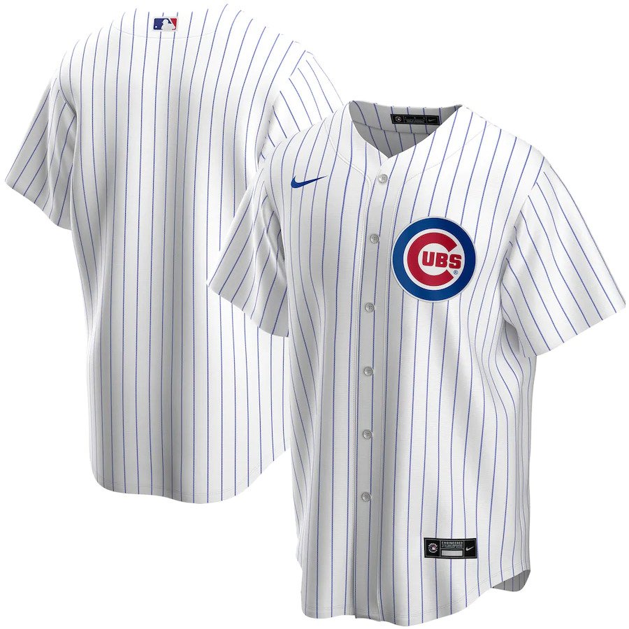 Chicago Cubs Nike Official Home MLB Jersey - White
