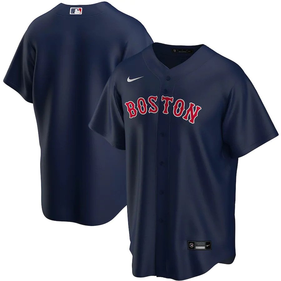 Boston Red Sox Nike Official Alternate MLB Jersey - Navy