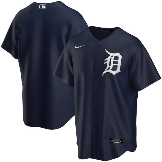 Detroit Tigers Nike Official MLB Jersey - Navy