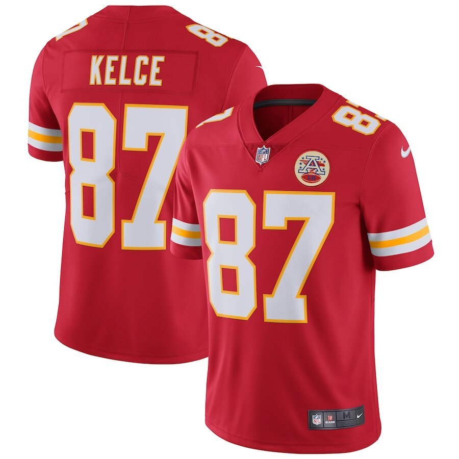 Kansas City Chiefs Travis Kelce Nike Limited Jersey - Red