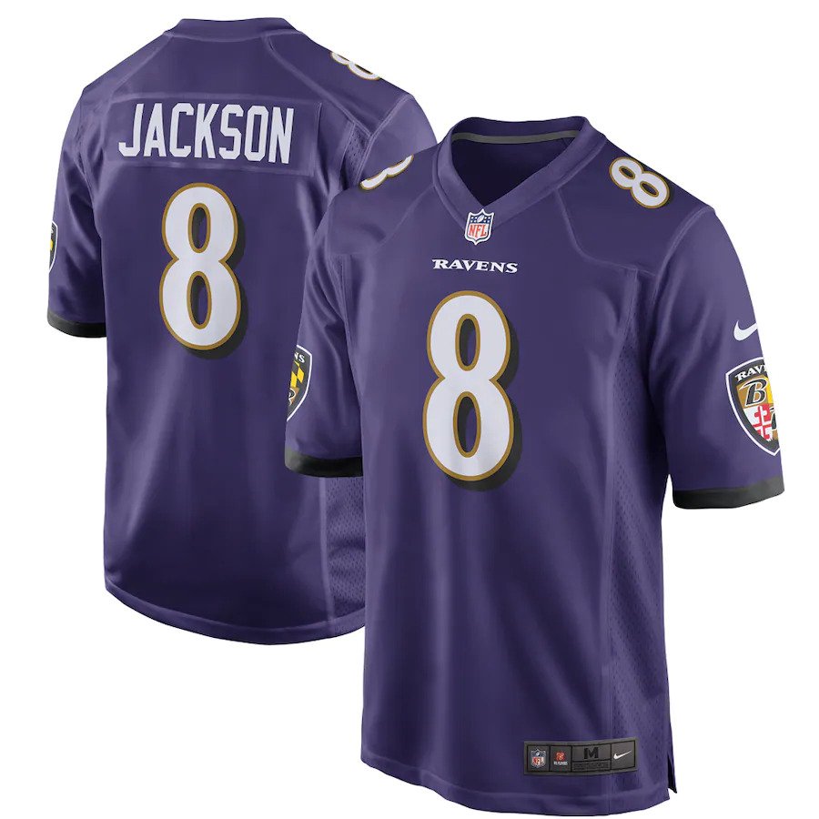 Baltimore Ravens Lamar Jackson Nike Game Jersey - Purple