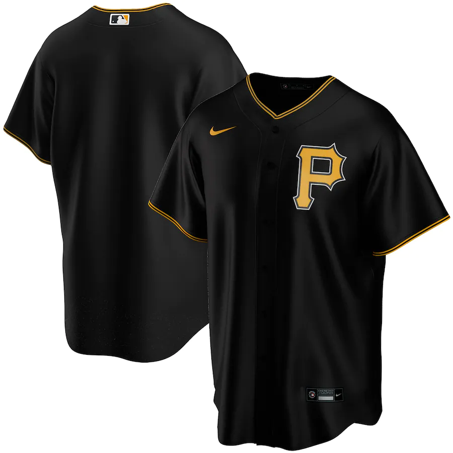 Pittsburgh Pirates Nike Official Alternate MLB Jersey - Black