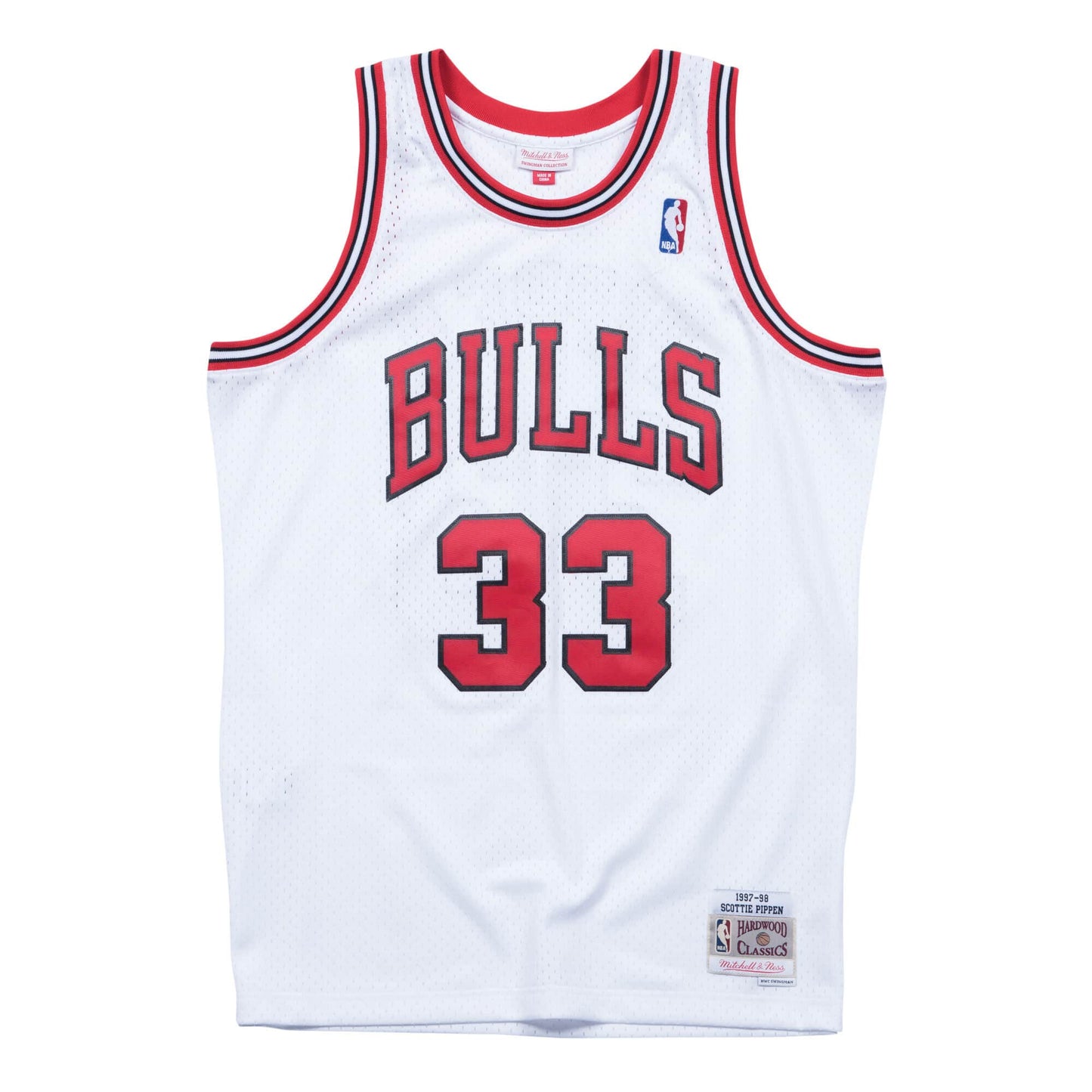Chicago Bulls Scottie Pippen Mitchell and Ness Jersey - Home (1997-98)