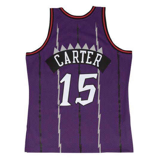 Toronto Raptors Vince Carter Mitchell and Ness Swingman Jersey - Purple