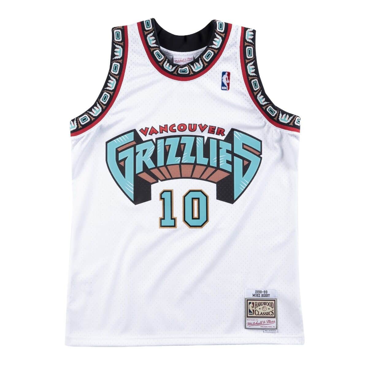 Vancouver Grizzlies Mike Bibby Mitchell and Ness Swingman Jersey - White