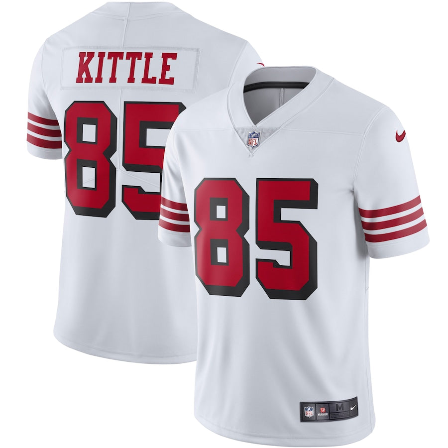 San Francisco 49ers George Kittle Nike Limited Vapor Jersey - White